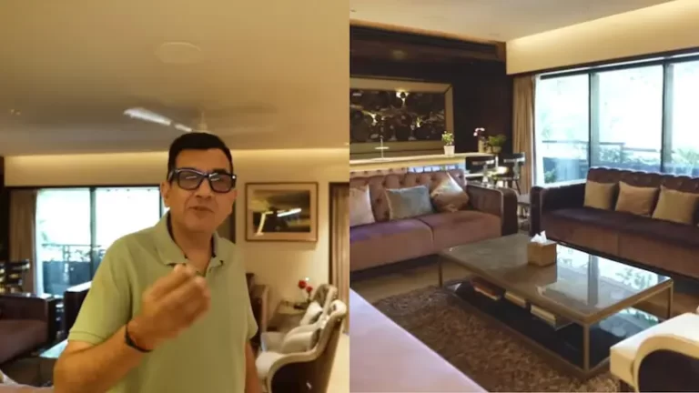 Inside Chef Sanjeev Kapoor’s Mumbai Home: Crystal Chandeliers, Spacious Living Room And Wall Featuring Padma Shri
